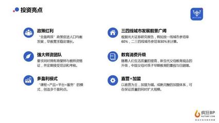 教育行业儿童早教托育商业计划书案例模板| BP范文